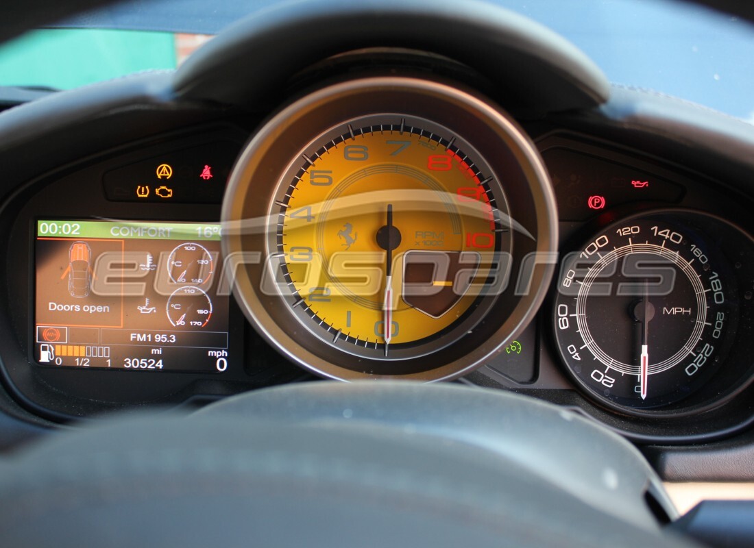 Ferrari California (Europe) avec 30,524 Miles, en préparation pour le break #7