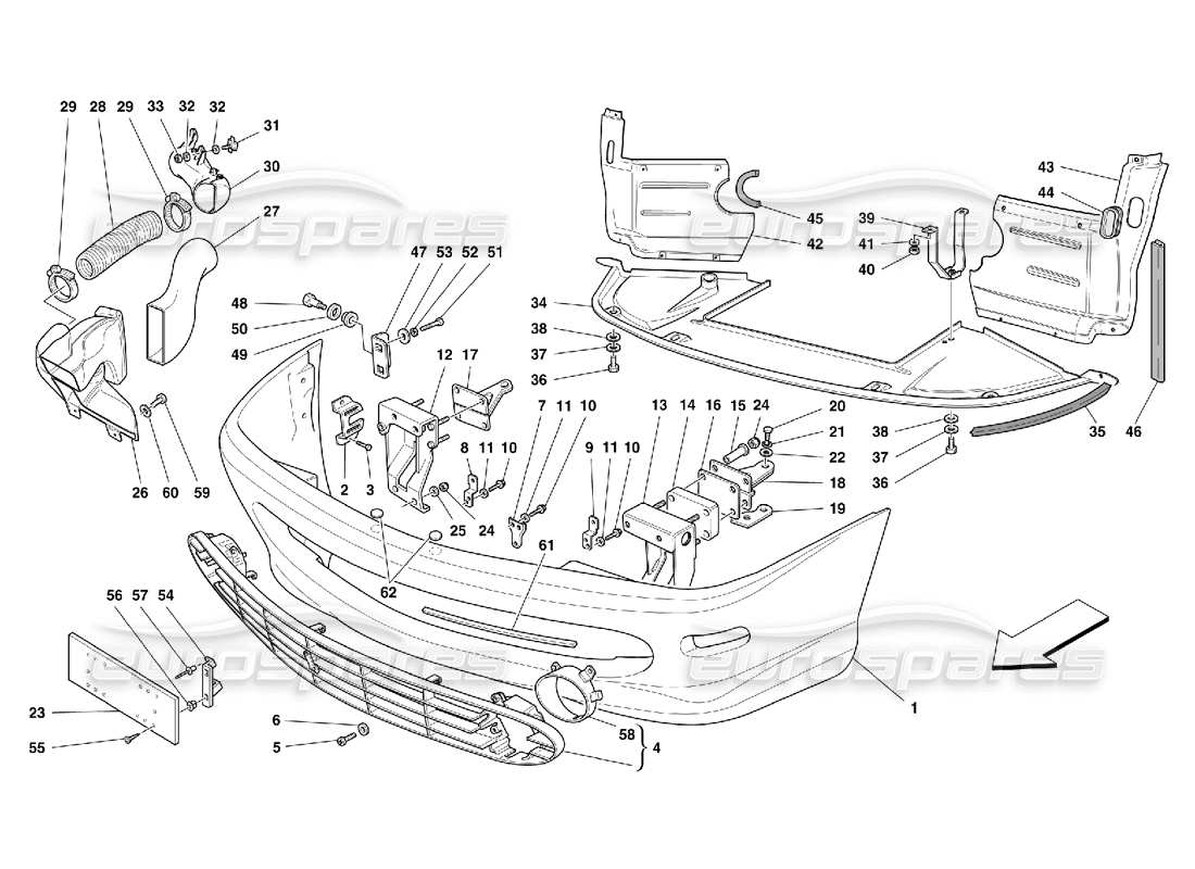 Part diagram containing part number 65283200