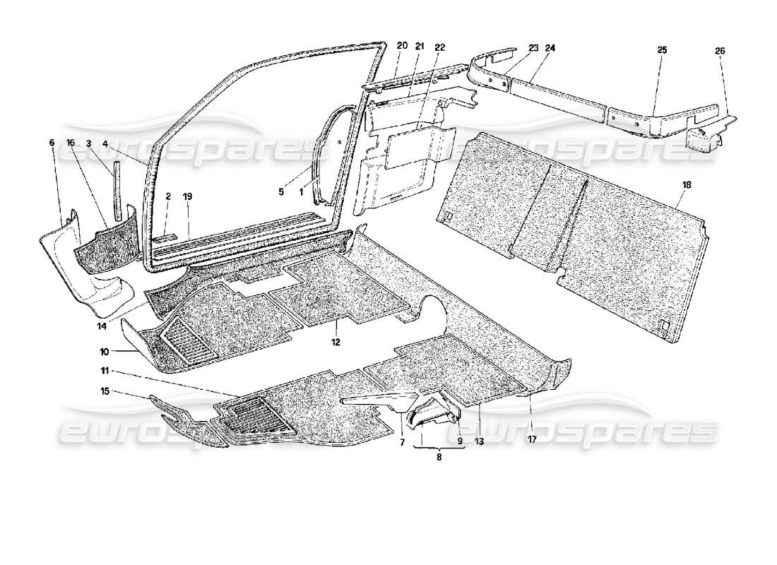 Part diagram containing part number 62604200