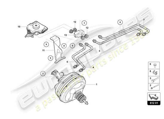 a part diagram from the Lamborghini LP770-4 SVJ Roadster (2022) parts catalogue