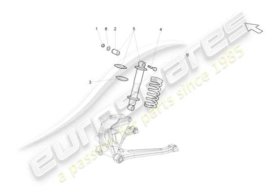 a part diagram from the Lamborghini LP550-2 Spyder (2013) parts catalogue