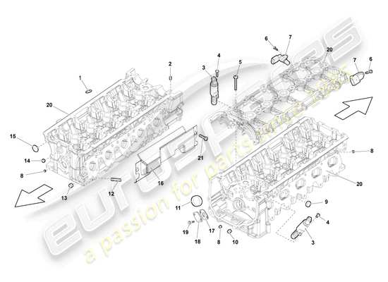 a part diagram from the Lamborghini LP560-4 Coupe (2013) parts catalogue