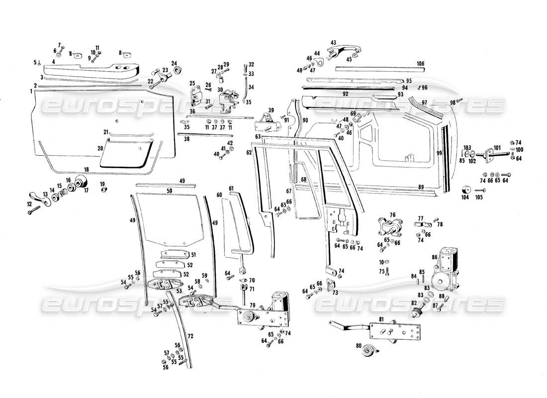 Part diagram containing part number 107 BO 58488