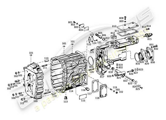 a part diagram from the Maserati Kyalami parts catalogue