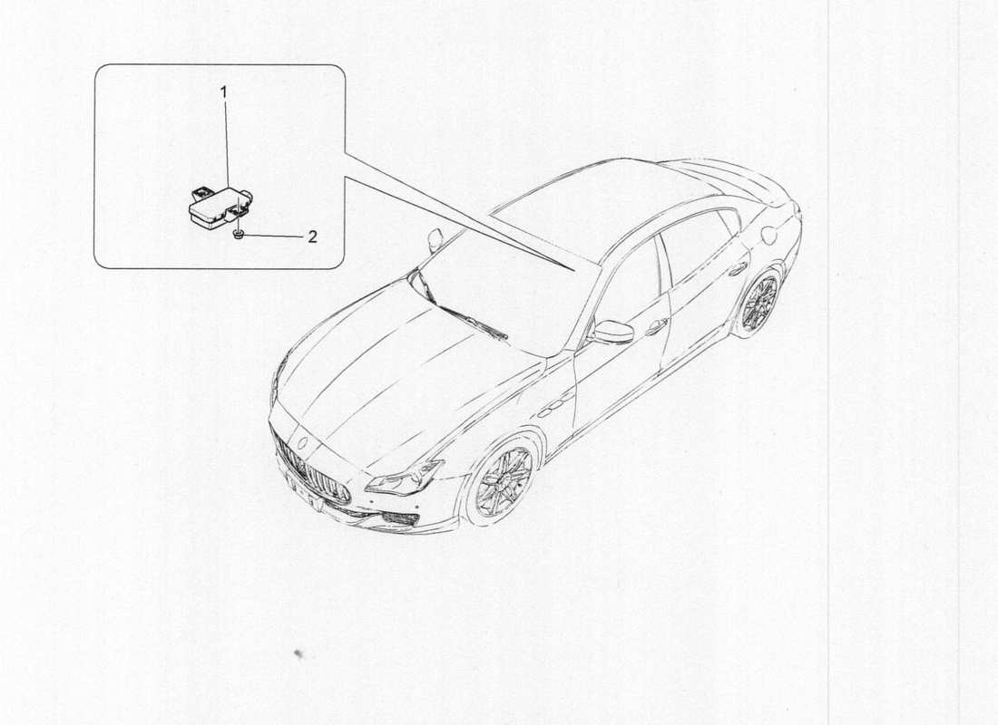 Maserati QTP. V6 3.0 TDS 275bhp 2017 SYSTÈME DE SURVEILLANCE DE LA PRESSION DES PNEUS Diagramme de pièce