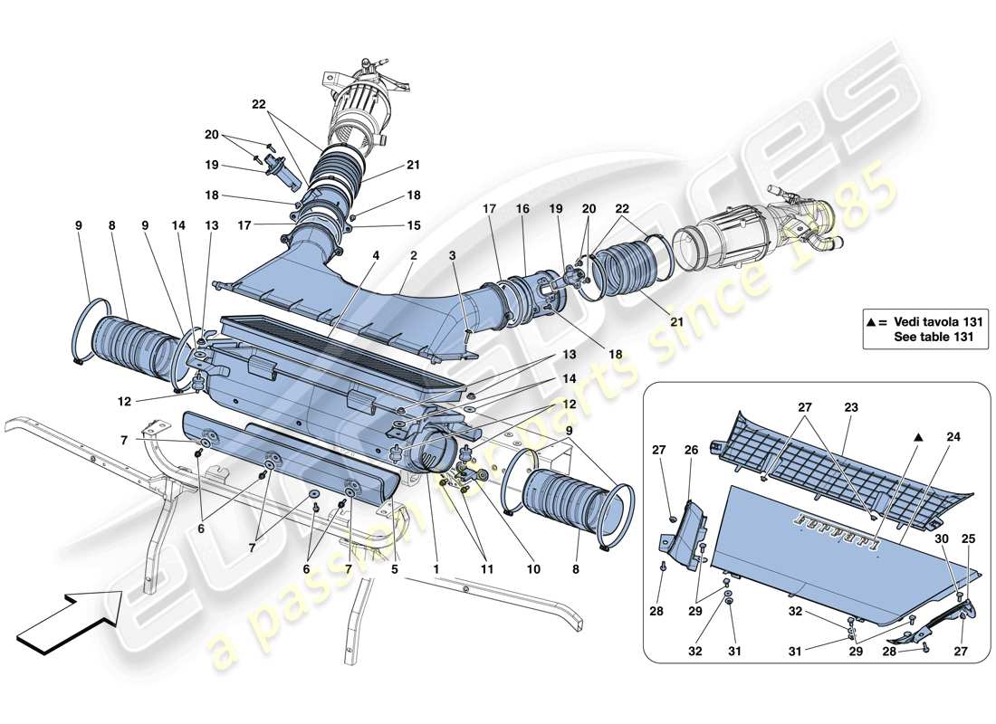 Part diagram containing part number 84123100