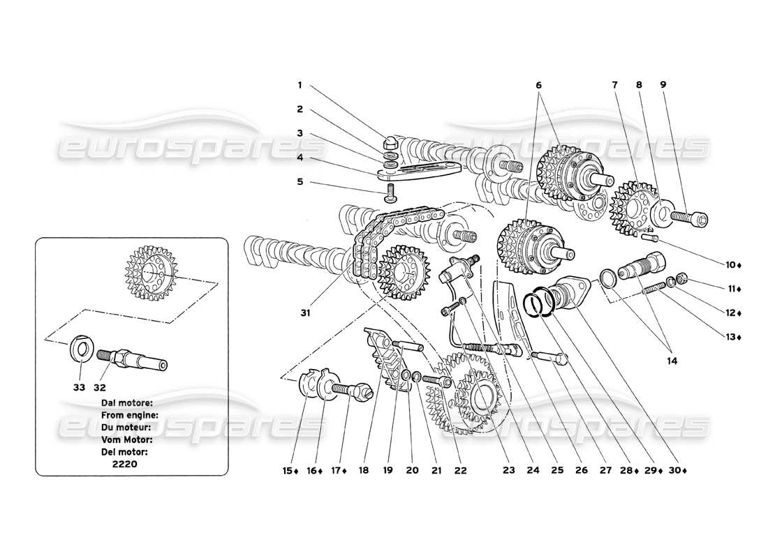 Part diagram containing part number 07M109083