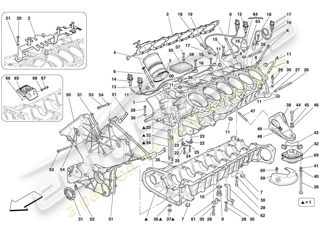 Part diagram containing part number 14305424