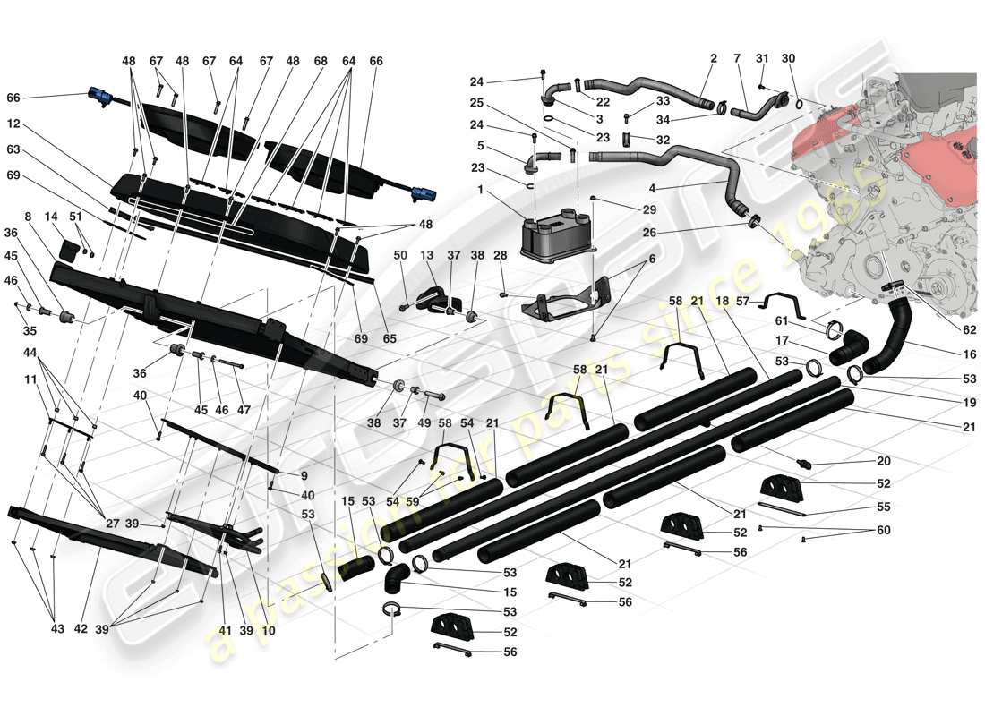 Part diagram containing part number 303492