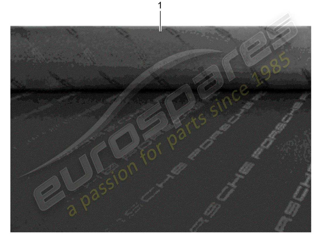Porsche Classic accessories (1997) SIEGE AVANT - PIÈCES SIMPLES - TISSU Diagramme de pièce
