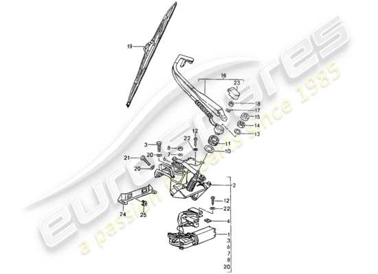 a part diagram from the Porsche 964 (1994) parts catalogue