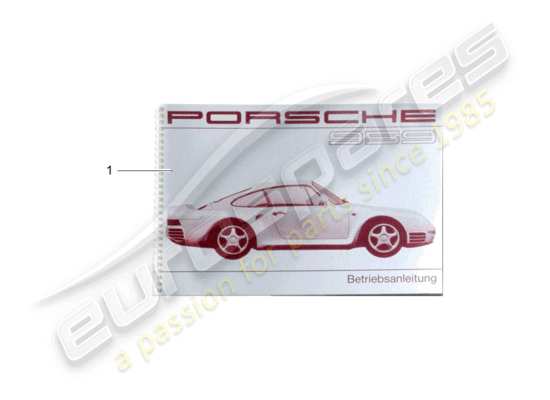 a part diagram from the Porsche After Sales lit. (1963) parts catalogue