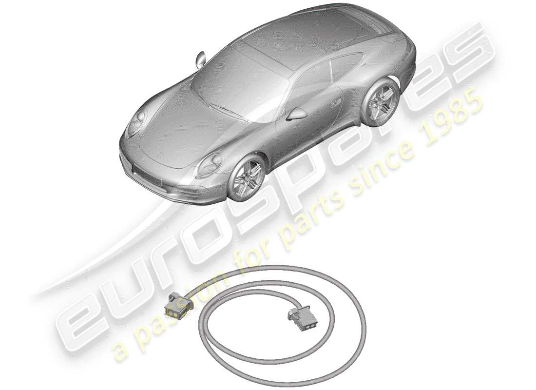 Porsche 991 (2014) faisceaux de câbles Diagramme de pièce