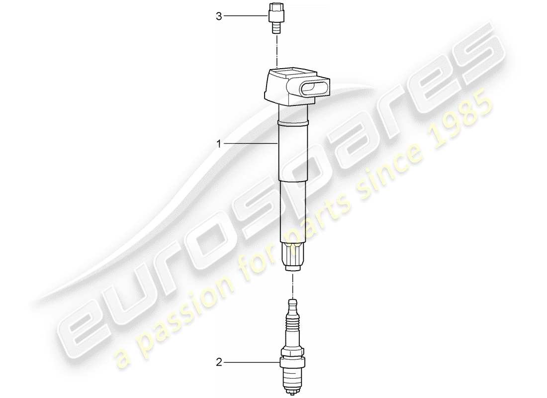 Porsche 997 Gen. 2 (2011) SYSTÈME DE MISE À FEU Diagramme de pièce