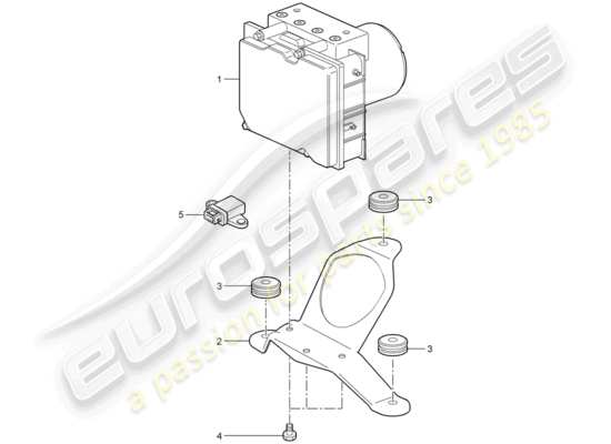 a part diagram from the Porsche 997 GT3 parts catalogue