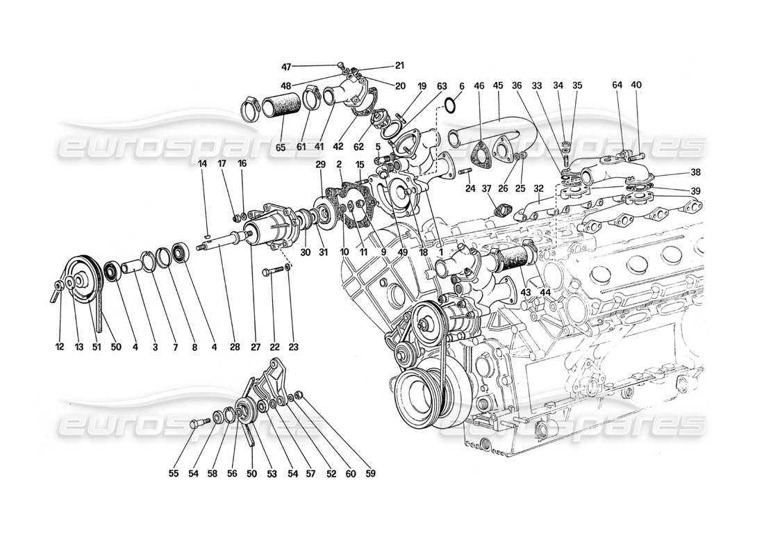 Part diagram containing part number 105189