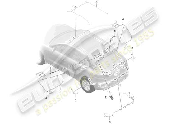 a part diagram from the Porsche Macan (2014) parts catalogue