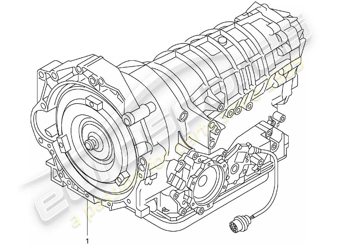 Porsche Replacement catalogue (1976) transmission de remplacement Diagramme de pièce
