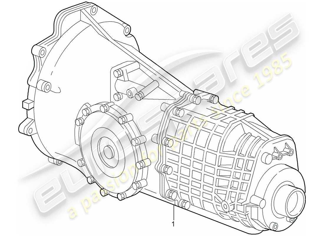 Porsche Replacement catalogue (2009) Boîte de vitesses manuelle Schéma des pièces