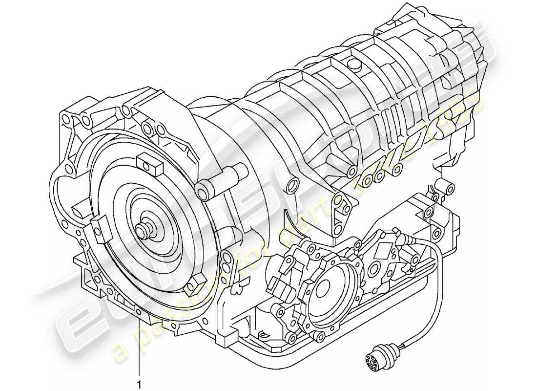 Porsche Replacement catalogue (2009) transmission de remplacement Diagramme de pièce