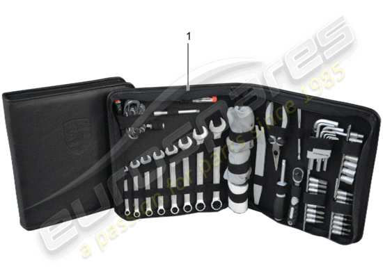 a part diagram from the Porsche Tequipment 98X/99X parts catalogue