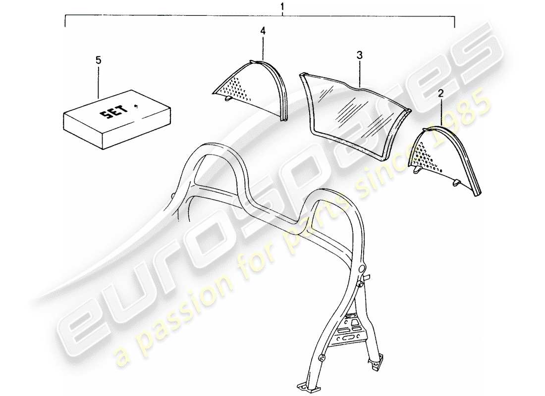 Porsche Tequipment catalogue (2003) KIT D'INSTALLATION Schéma des pièces