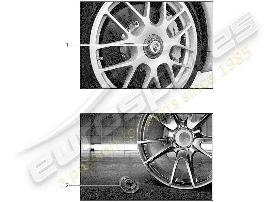 Porsche Tequipment catalogue (2004) Verrouillage centralisé Schéma des pièces