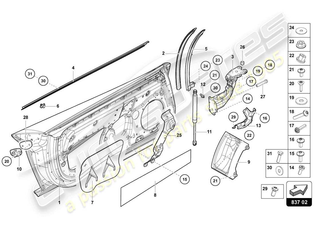 Part diagram containing part number 470837779