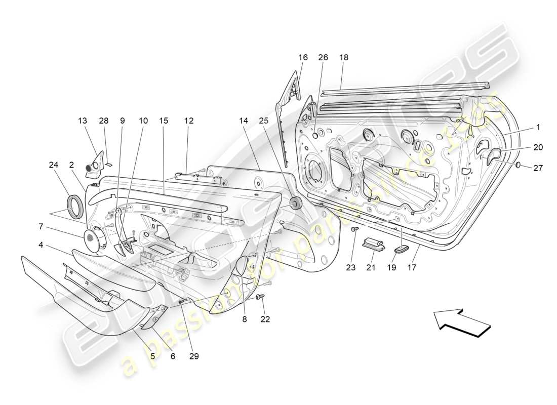 Part diagram containing part number 959580029