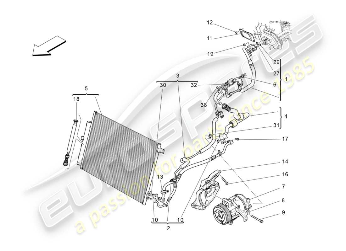 Part diagram containing part number 46328310