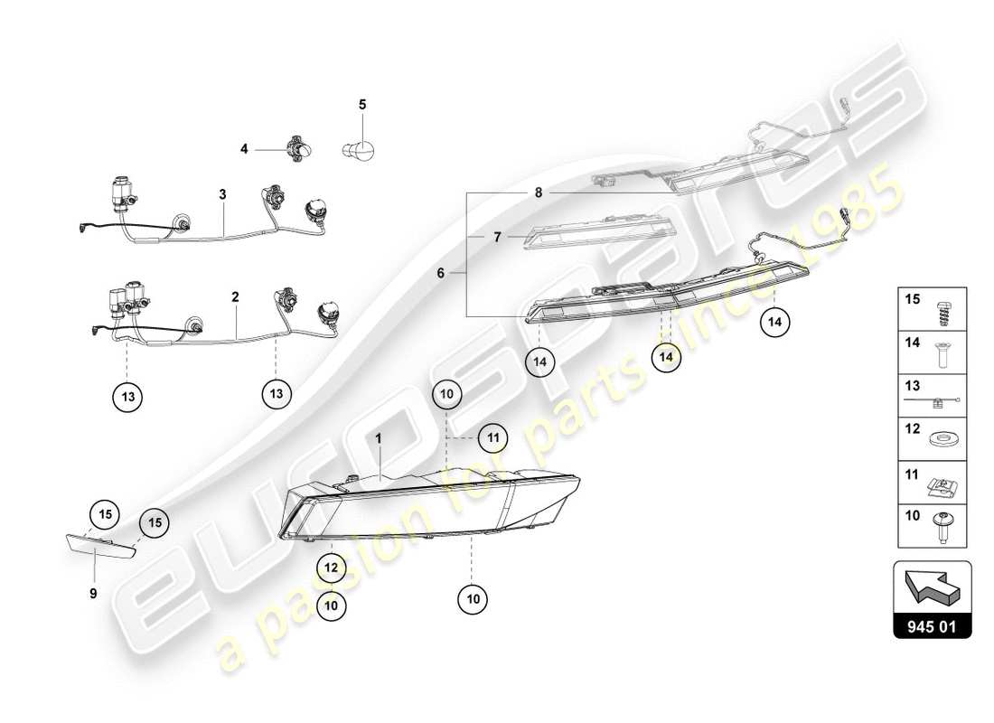 Part diagram containing part number 470945096E