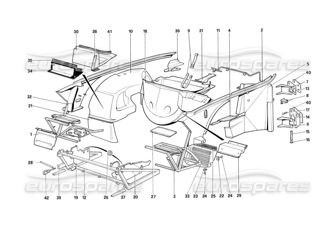 Part diagram containing part number 61732300