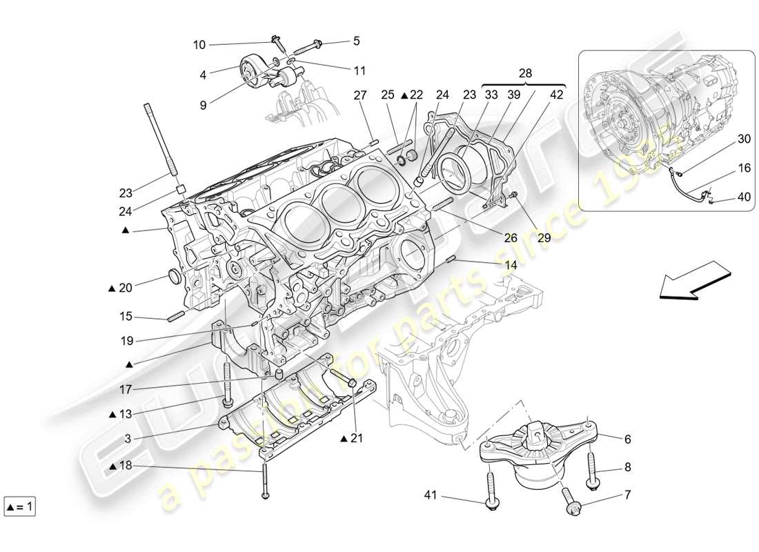 a part diagram from the Porsche After Sales lit. (1955) parts catalogue