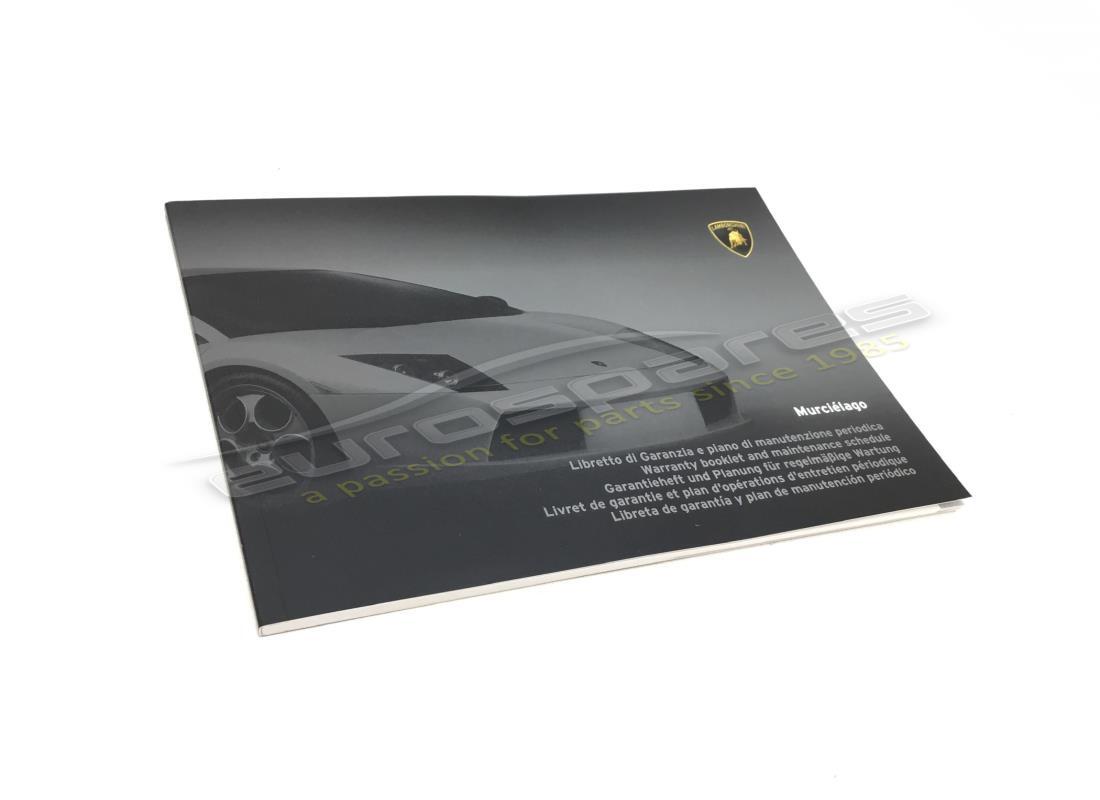 NOUVEAU CARNET DE CHÈQUES DE SERVICE Lamborghini. NUMÉRO DE PIÈCE 410012005C (1)