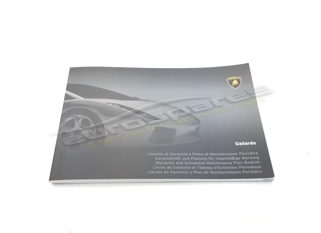 NOUVEAU CARNET DE SERVICE Lamborghini. NUMÉRO DE PIÈCE 400012005S (1)