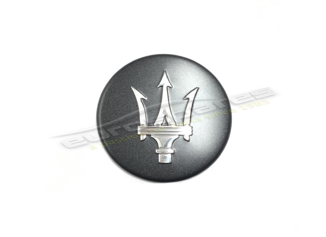 NOUVEAU INSIGNE DE JANTE Maserati GRAFITE MAT. NUMÉRO DE PIÈCE 82330904 (1)