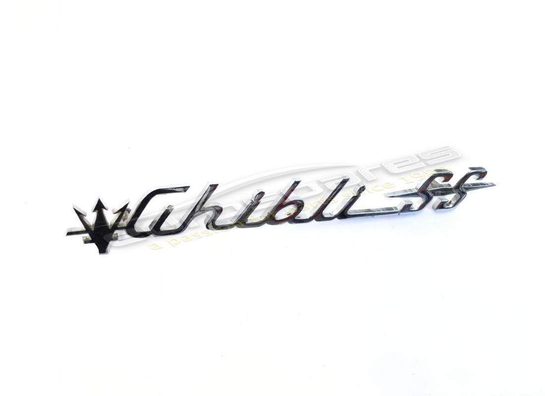 NOUVEAU SCRIPT CHROMÉ Maserati GHIBLI SS. NUMÉRO DE PIÈCE 115BM66003 (1)