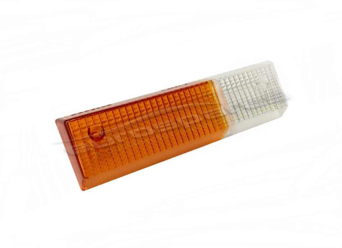 NOUVELLE LENTILLE DE CLIGNOTANT AVANT DROIT Eurospares (ORANGE/CLAIR) . NUMÉRO DE PIÈCE 60329604 (1)