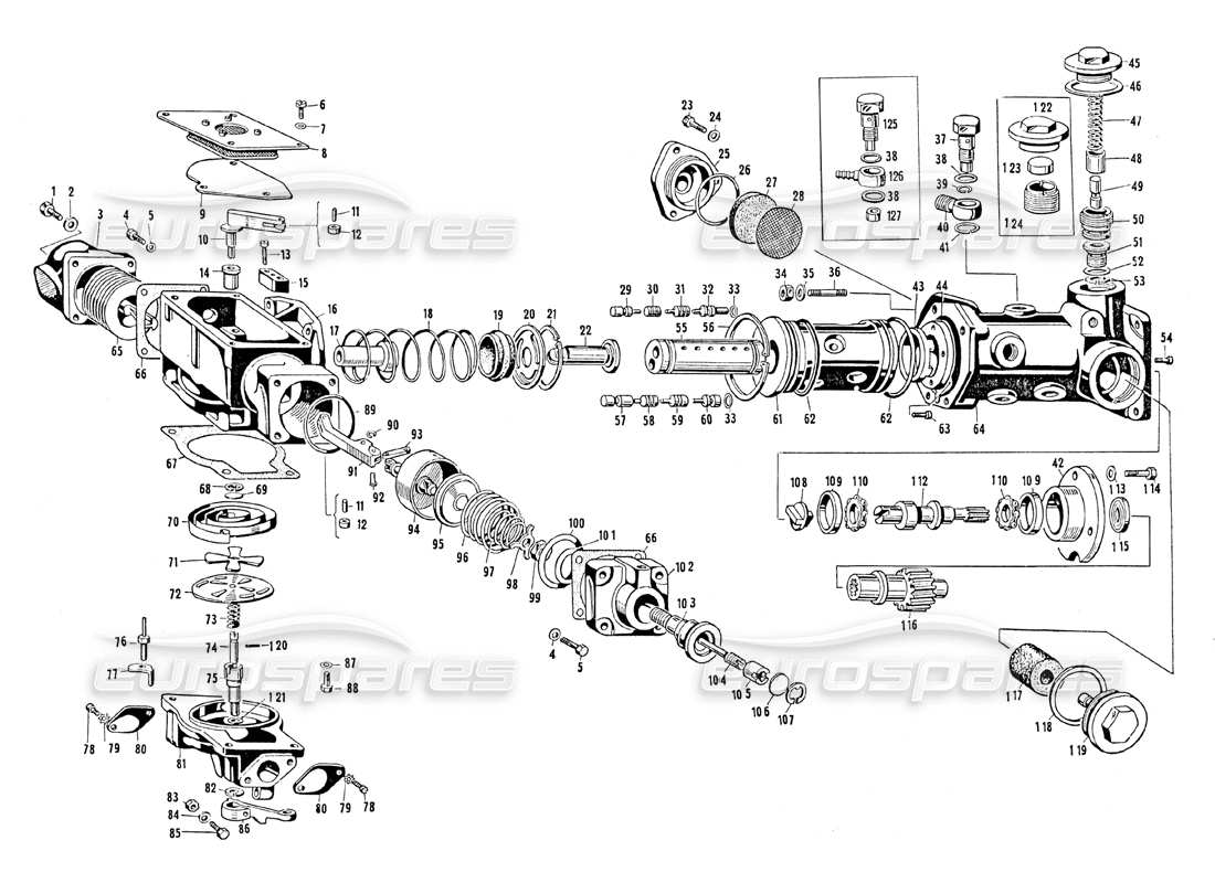 schéma de pièce contenant le numéro de pièce 101/9 mc 61106