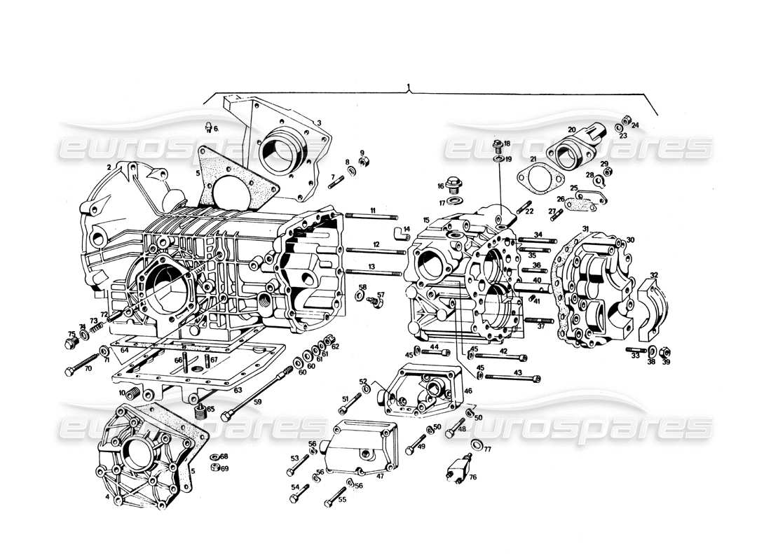 schéma de pièce contenant le numéro de pièce 117 tc 77618