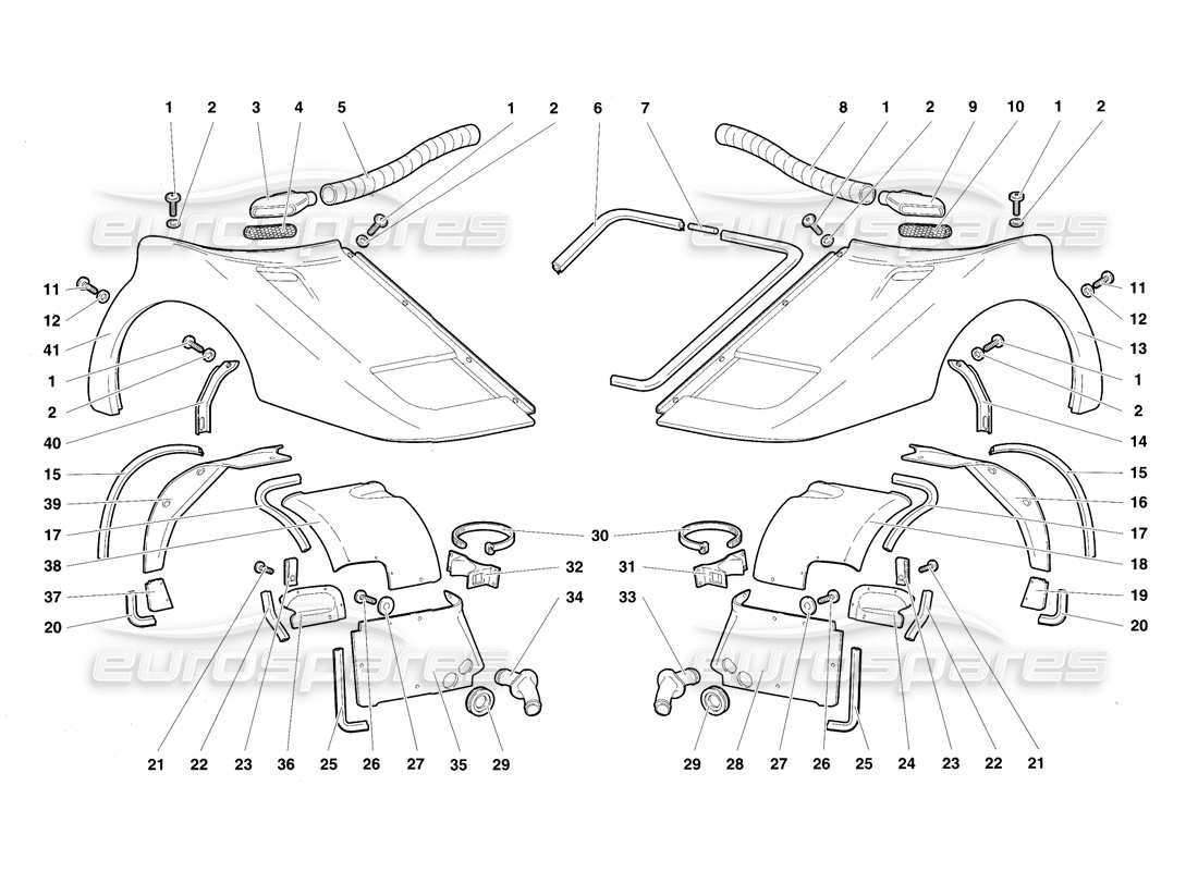 schéma de pièce contenant le numéro de pièce 009411420