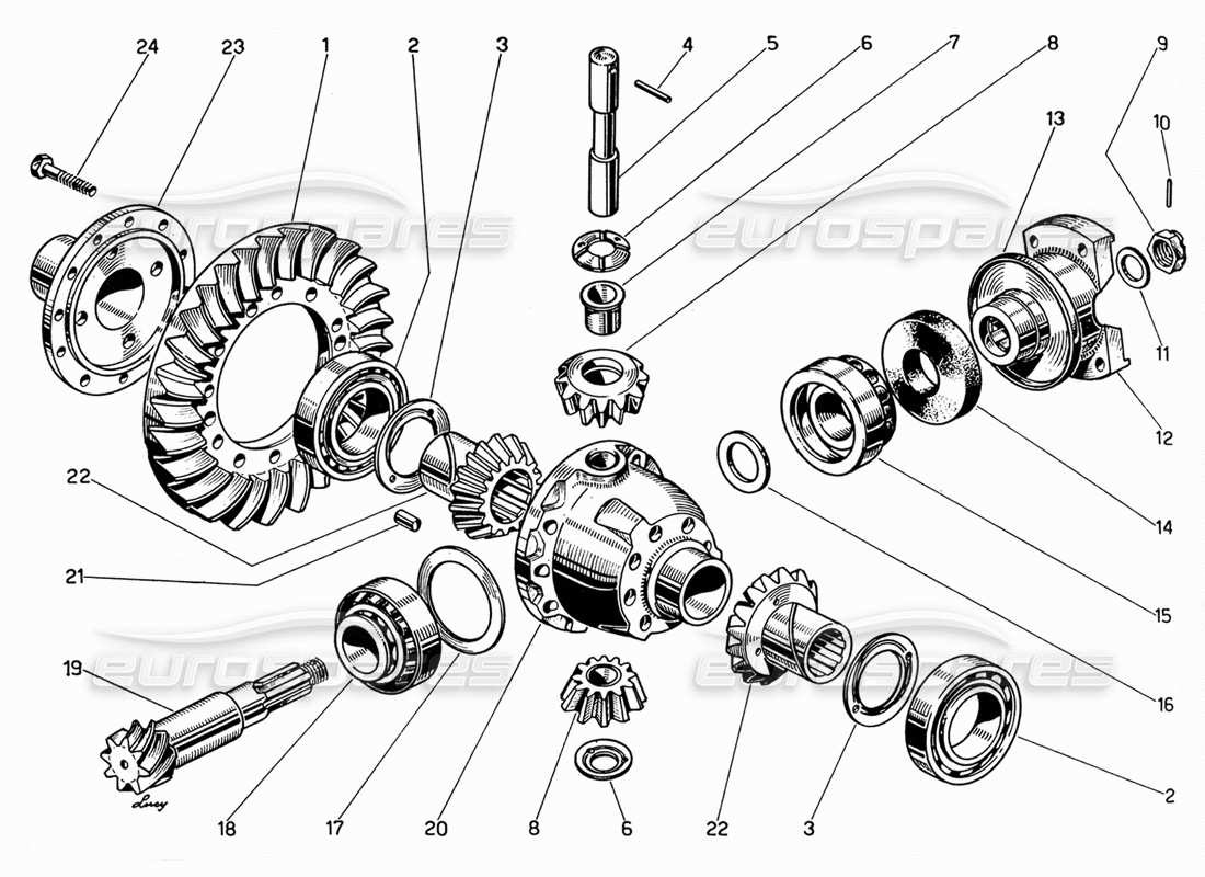 schéma de pièce contenant le numéro de pièce 59427