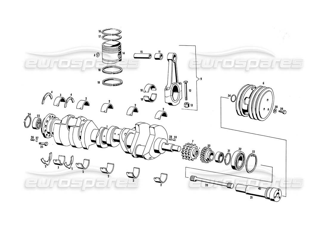 maserati indy 4.2 diagramme des pièces mobiles