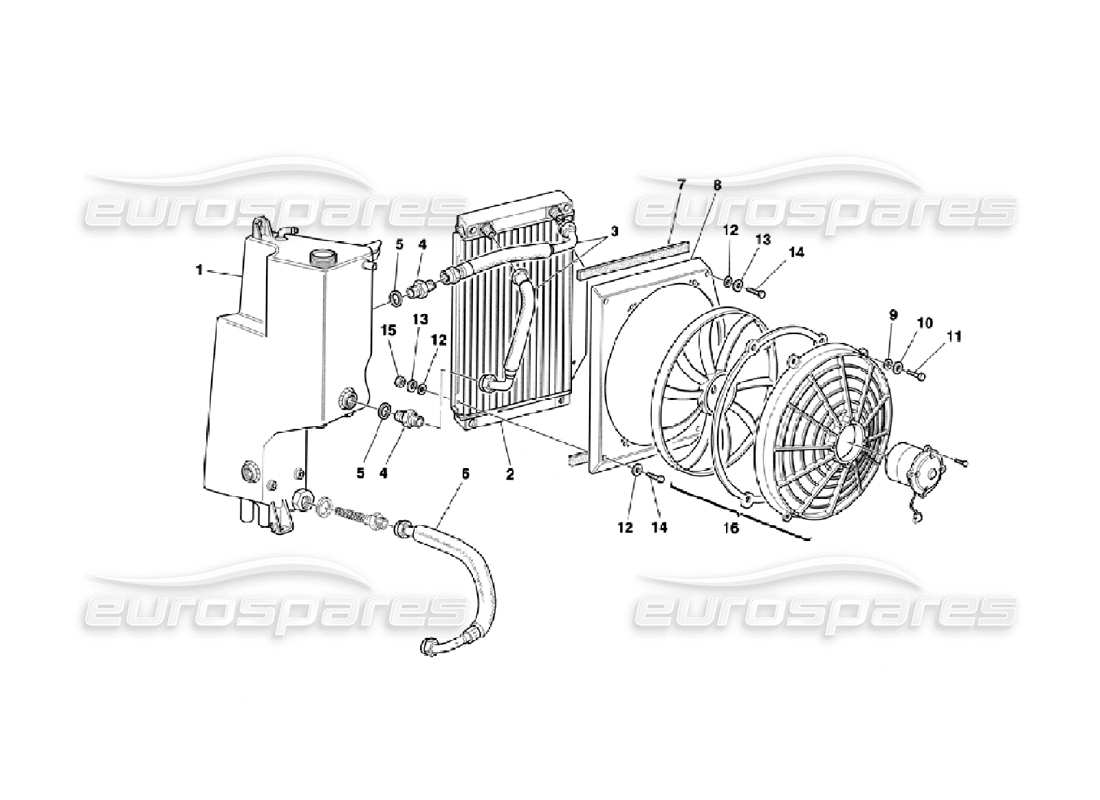 ferrari 355 challenge (1996) diagramme des pièces de lubrification