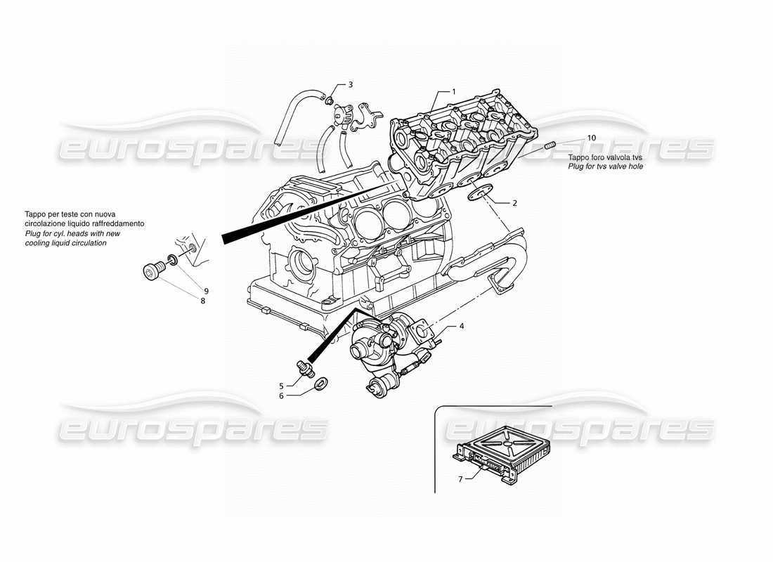 maserati ghibli 2.0 cup variantes de moteur schéma des pièces