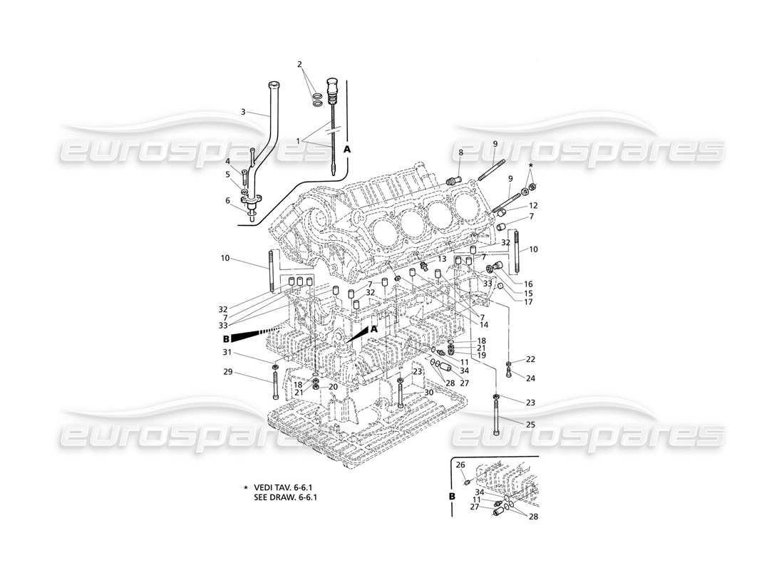 maserati qtp v8 evoluzione fixations et accessoires de blocs schéma des pièces