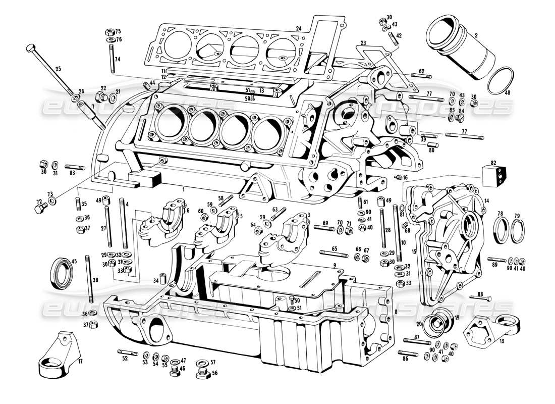 schéma de pièce contenant le numéro de pièce mt64851