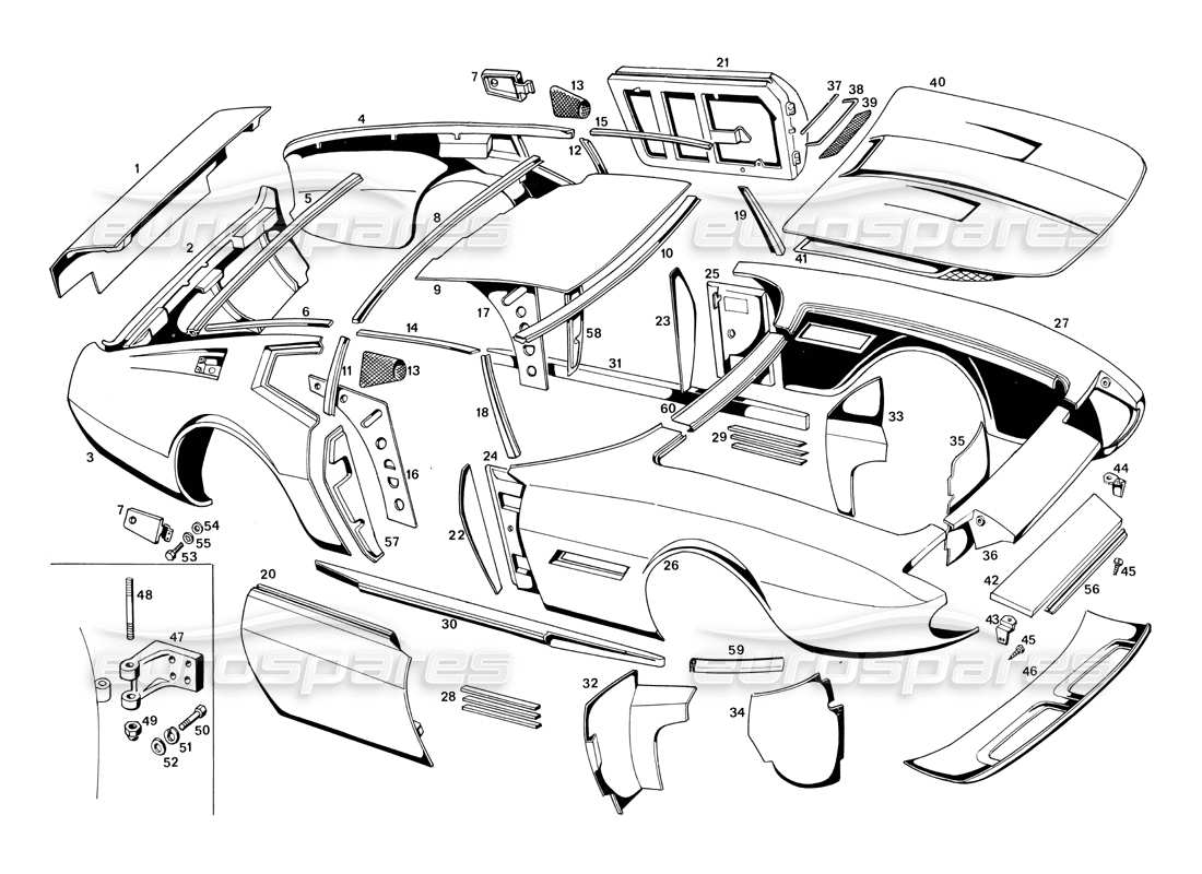 part diagram containing part number vat 65601