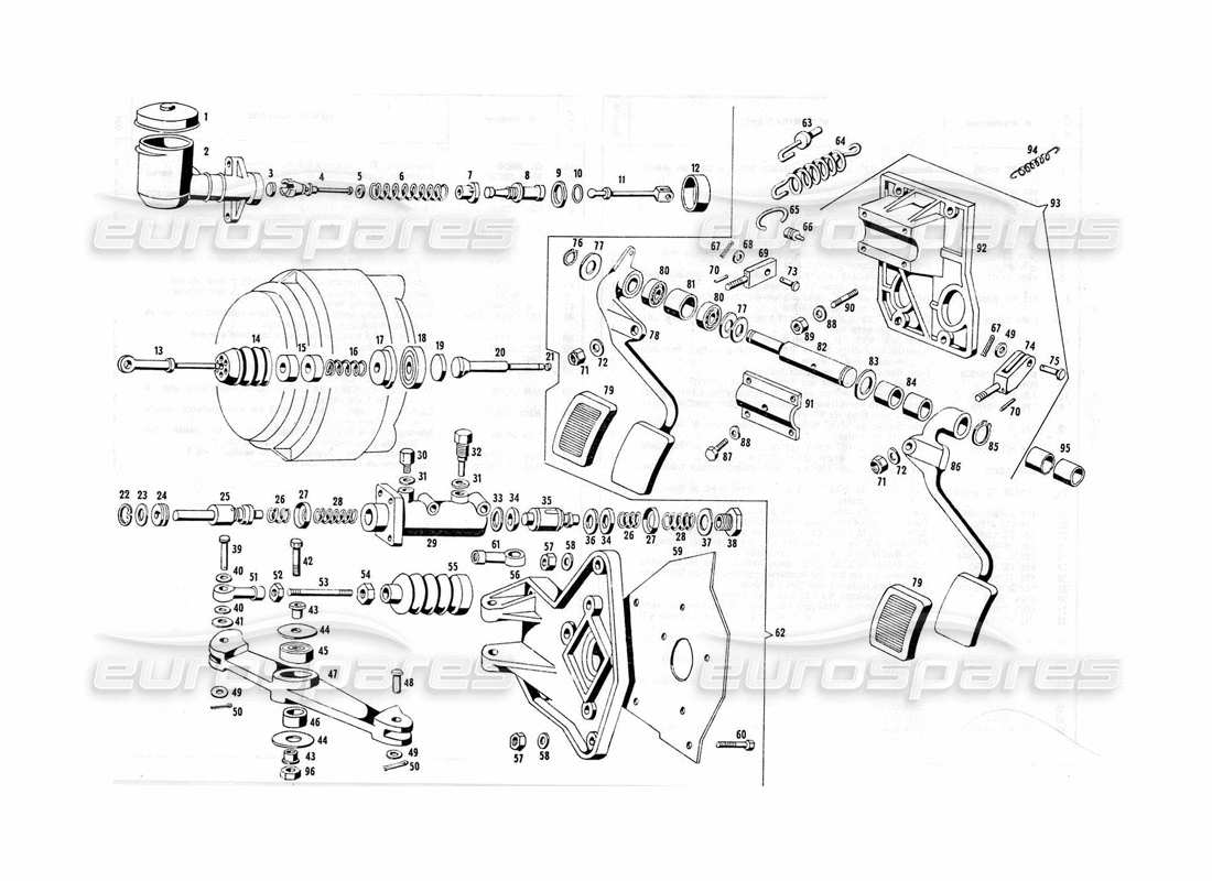 schéma de pièce contenant le numéro de pièce 116 fc 69152