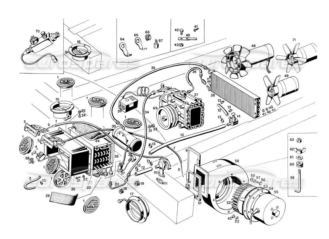 schéma de pièce contenant le numéro de pièce 107/a bv 62227